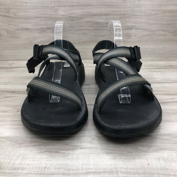 Chaco Sandals Mens 12 Black Z1 Outdoor Adjustable Strap Water Shoes